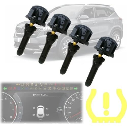 Tire Pressure Monitoring System 52940-L1100 For Hyundai Sonata DN8 KIA Seltos 2019-2020 TPMS 52940L1100 433MHz 4pcs