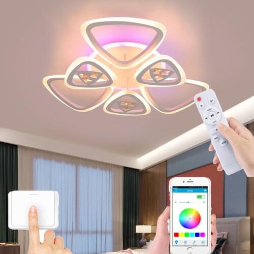 2021 new LED living room bedroom ceiling lamp balcony aisle chandelier study room cloakroom color night light