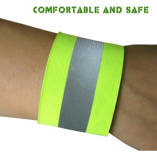 Reflective Safe Band Strap Wrist Leg Ankle Shoulder Warning Belt Outdoor Fitness Night Running Cycling Jogging Wristband