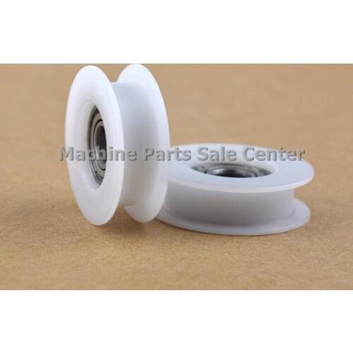 SWMAKER 6 * 28 * 9 H groove pulley plastic bags plastic coated passive wheel bearing wheel roller engraving 3 d printer