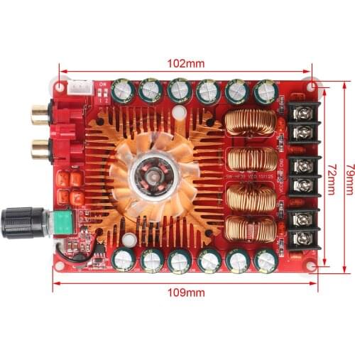 TDA7498E 2X160W Amplifier Module Dual Channel Audio amplifier Board TDA7498 24V Stereo Power Digital Amp Module diy electronic