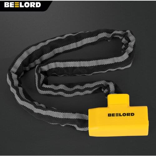 BEELORD Bicycle Lock Anti-theft Chain Electric Motorcycle MTB Cycling Portable Mountain Safety Car Bicycle Lock Bike Accessories