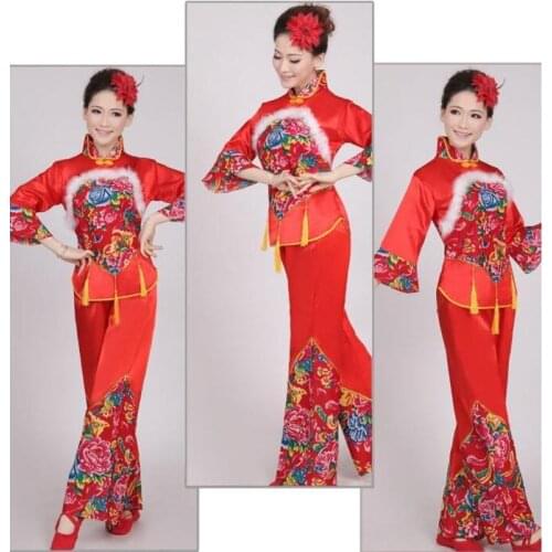 Hanfu national costume Ancient Chinese Cosplay Costume Chinese HanfuYangko Stage Dancing Clothes Costume