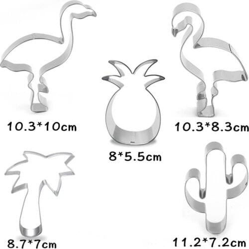 1pc Stainless Steel Cake Mold Cookies Pastry Tools Fruit Fondant Mold Decorating Tools Frame Cutter Baking Accessories