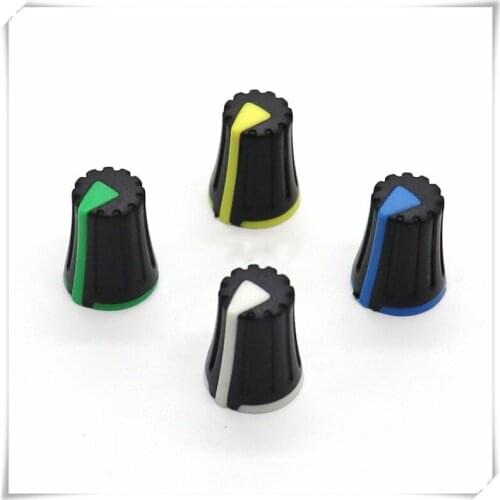 10 Pieces Plastic Half Shaft Knob Diameter 12mm Height 16.5mm Potentiometer Encoder 270 Degrees Knob D-Shaped Inner Hole 6mm
