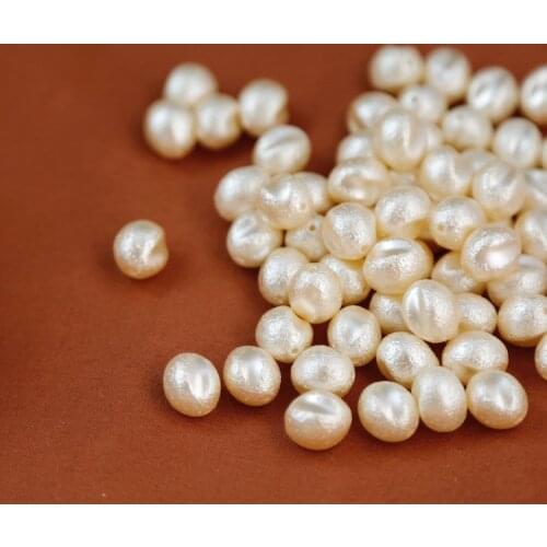 Irregular Small Peas Wrinkle Imitation Pearl All-match Earrings Accessories Japanese Handmade DIY Ornament Beads 10pcs