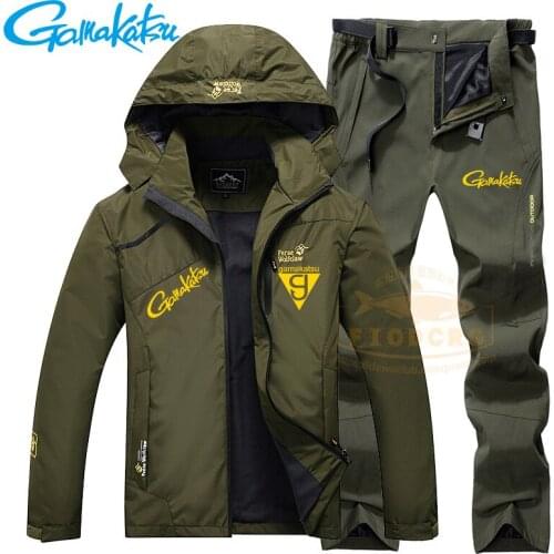 2021 Fishing Suit Men Spring Autumn Thin Fishing Clothing Hooded Fishing Wear Sports Hiking Fishing Jacket Outdoor Clothes