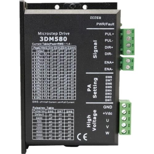 3DM580 Three-phase stepper driver 57 86 stepper motor universal