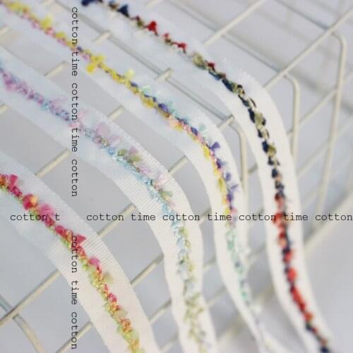 8yards/lot Gradient Color Ribbon 1.5cm width Sewing Accessory Handmade craft Trim Grosgrain Ribbons