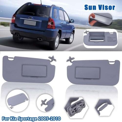 LHD Car Inner Sunvisor Sunshield Sun Visor Shield Shade Board Left Right With Mirror For KIA Sportage 2005 2006 2007 2008 - 2010
