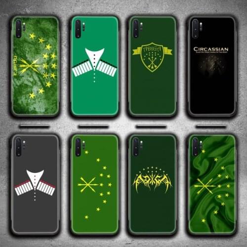 Adygea Circassian Flag Phone Case For Samsung Galaxy Note20 ultra 7 8 9 10 Plus lite M51 M21 M31 J8 Plus 2018 Prime