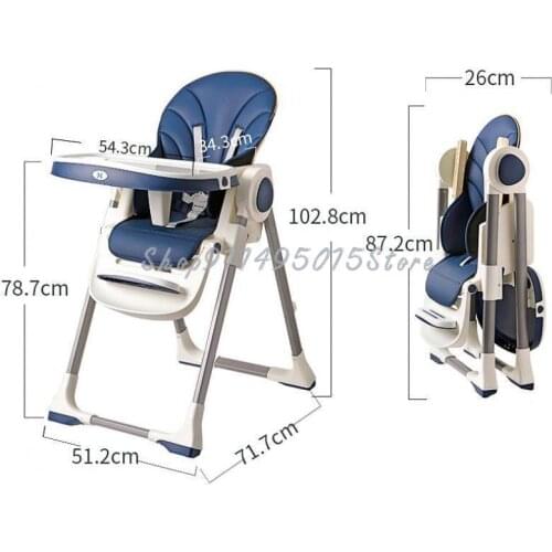 Baby Dining Chair Dining Car Baby Multifunctional Folding Sitting And Lying Portable Bb Eating And Learning To Sit Chair