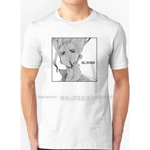 Senku - Dr. Stone T Shirt 100% Pure Cotton Anime Manga Senku Dr Stone Stone Dr Science Senku Ishigami Ishigami Stone E Mc2 Taiju