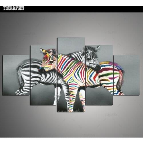 HD Printed Painting Canvas Printing Zebra painting Room decor print poster picture canvas Framed Art HG-153