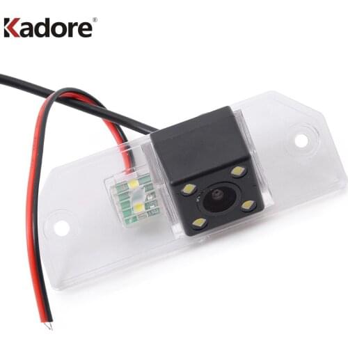 For Ford Focus 2008 2009 2010 2011 Car Rear View Camera CCD 4 LED Night Vision Backup Reverse Rearview Camera Parking Assistance