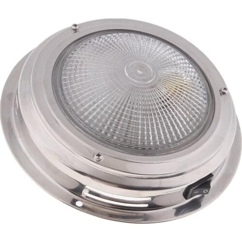 170MM Dome light/Cabin Light/Celing Light 12V Interior Stainless Steel /Boat