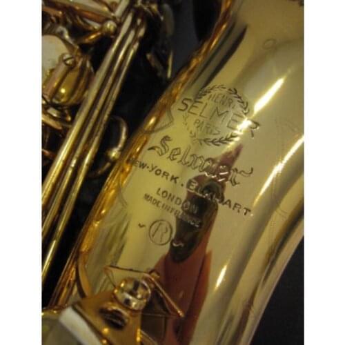 Mark VI Model Black Nickel Gold E Flat Alto Saxophone Eb Sax with Case Accessories