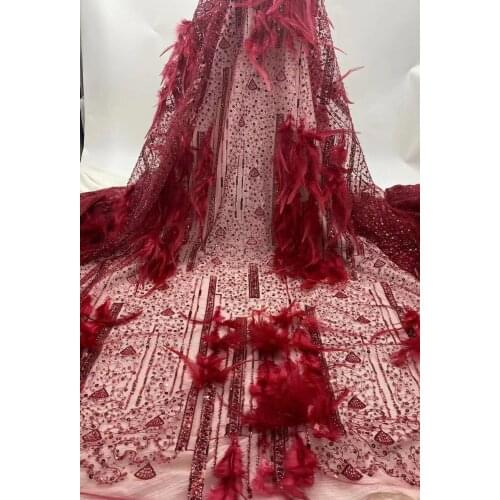 Fashion African Mesh Lace Fabric High Quality ZH-218683 French net tulle Lace Fabric Mesh Lace For Wedding Sewing