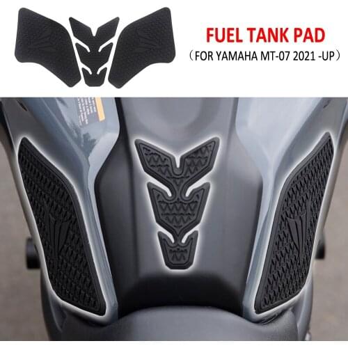 NEW Motorcycle Non-slip Side Fuel Tank Pad Protector Stickers Waterproof Rubber Sticker Tankpad For YAMAHA MT-07 MT07 MT 07 2021