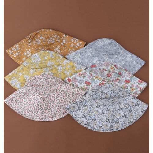 2021 New Summer Baby Sun Hat Boys Cap Children Panama Unisex Beach Girls Bucket Hats Floral Vintage Infant Caps UV G99C