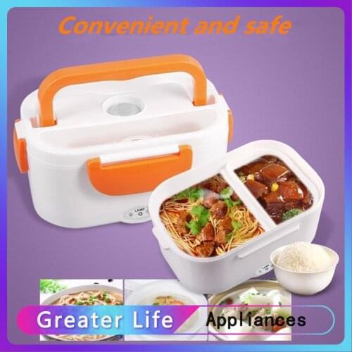 Portable Electric Heating Lunch Box for Home Car Food Heater Rice Container