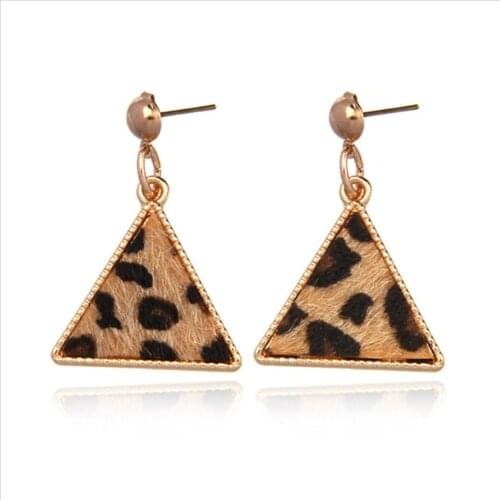 Attractive Design Light Yellow Gold Color Alloy Many Style Geometric Stud Earrings for Women Fashion Jewelry
