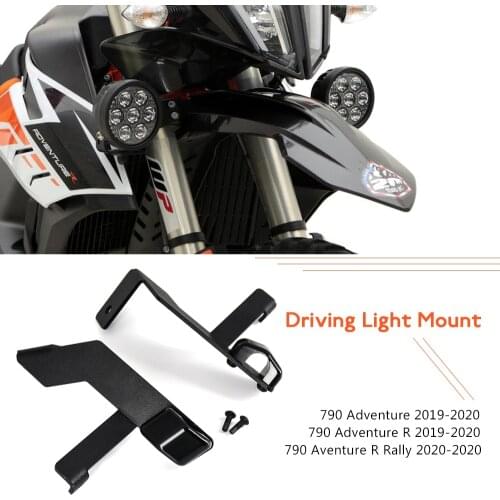 Motorcycle Fog lamp Spotlight Bracket Holder Spot Light Mount For 790 Adventure & 790 Adventure R 2019 2020 ADV