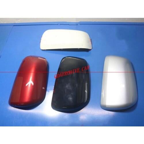 QDAEROHIVE Side Mirror Covers Caps chrome door mirror cover high quality car styling for for Mitsubishi Lancer EX 2009-2012
