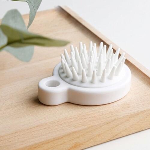 Comb Handheld Scalp Health Massage Shampoo Brush Comb Scalp Clean Silicone Massage Brush Shower Head Hair Meridian Tooth Brush