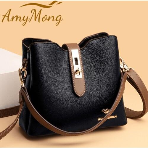 3 Layers Large Capacity Luxury Handbags Purses Women Designer High Quality Tote Bag Branded Leather Shoulder Messenger Sac New