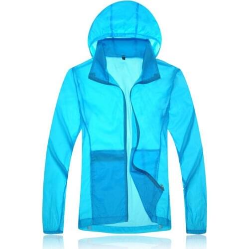 Quick Drying skin Windbreaker 2015 Sun Protection Clothing men &women Ultra-thin Waterproof Breathable uv protection shirt
