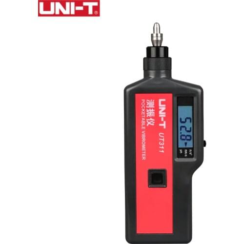UNI-T Vibration Tester Analyzer Digital LCD Vibrometer Acceleration Velocity Displacement Measurement High Precision UT311