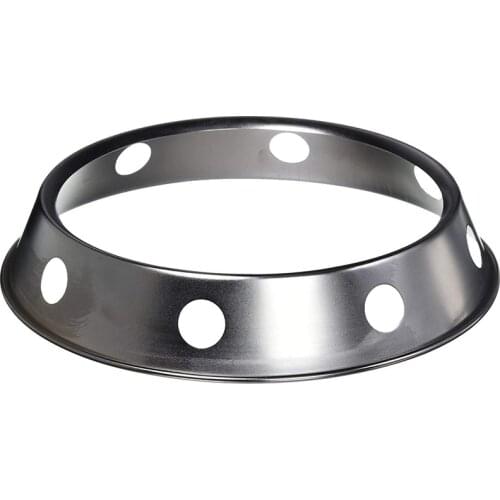 Universal Wok Stand Pan Rack Stand Wok Support Ring/Metallic Round Bottom Universal Size for Gas Stove Fry Pans