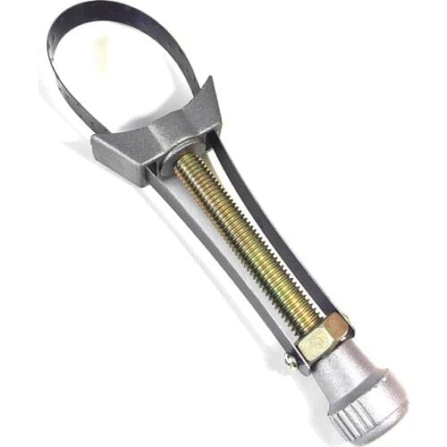 1pc Car Auto Oil Filter Removal Tool Strap Wrench Diameter Adjustable 60mm To 120mm