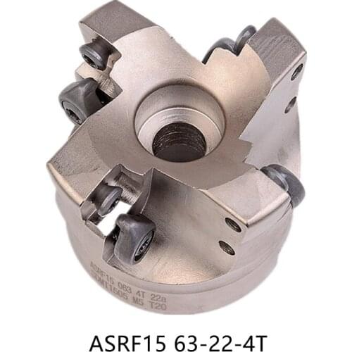 1pc ASRF15-63-22-4T high feedrate Indexable face mill ASRF12MM face milling cutter