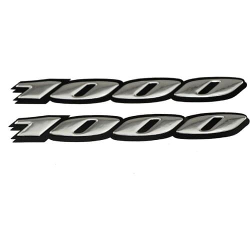 KODASKIN Motorcycle Motorbike Raised 3D 1000 Emblem Sticker Decals For GSXR1000 K4 K6 K7 K8 K9 L1 120*16MM