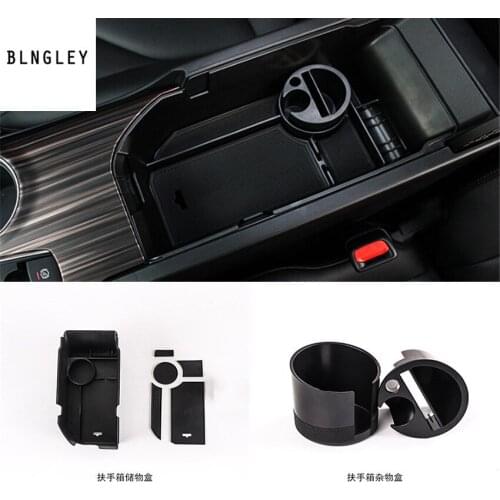 Free shipping 1lot car cover car sticker central armrest store content box for 2017 2018 Toyota Camry MK8