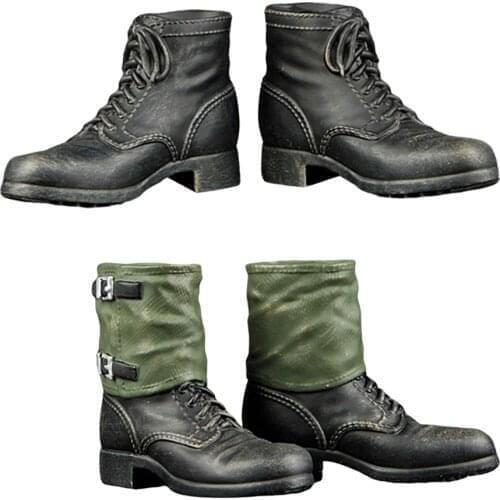 1/6 Scale Soldier Combat Boots Shoes for 12'' inch Male Soldier Army Action Figure Body Durable AccessoriesToys