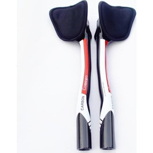 Comego Full Carbon Fiber Bicycle Rest Put Handlebar Aero Carbon TT Handlebar Bike Handle Bars 3K carbon red