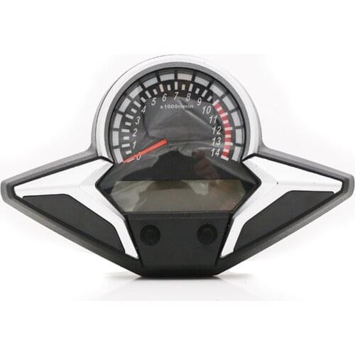 DC 12V Motorcycle Modified Digital LCD Speedometer Odometer Gauge Instruments W/ Speed Sensor for Honda CBR250R 2011 2012 2013