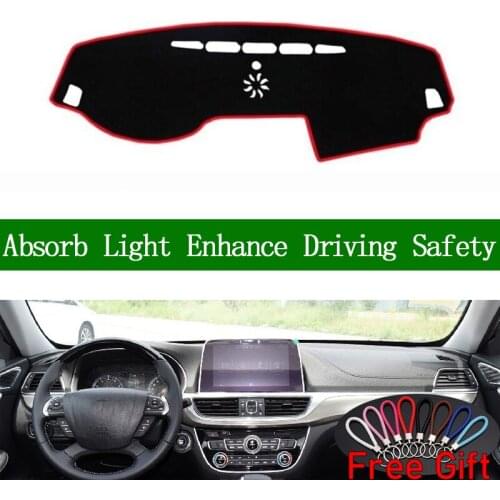 For GAC Trumpchi GA8 2015 2016 2017 Dashboard Cover Sun Shade Non-slip Dash Mat Pad Carpet Car Stickers Interior Accessories