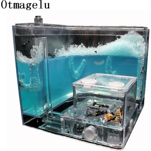 Ants House Castle Transparent Insect Terrarium Cage For Ants Insects Observation Box Nursery Educational Model Eco-friendly Toy