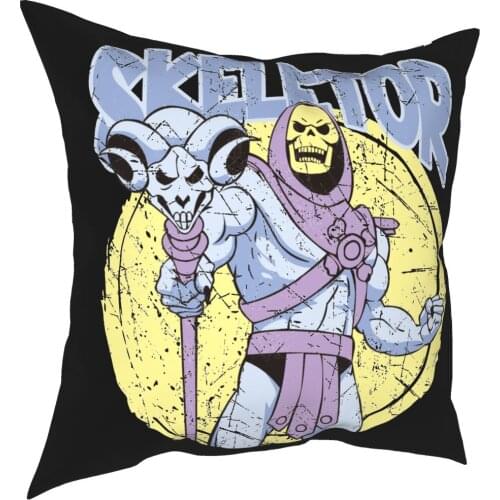 Skeletor He-Man Masters Of The Universe Pillow Case Home Decor Skeletor Cushions Throw Pillow for Sofa Double-sided Printing