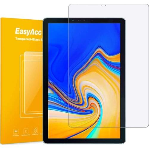 EasyAcc Samsung Galaxy Tab S4 Screen Protective Film Glass Film Clear Anti-scratch Display Film 9H Hardness Tempered Glass