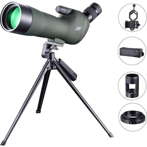 GOMU - Zoom Monocular Telescope Bird Watching HD Connect Nikonn\\\\canonn Camera Spotting Scopes Night Vision 20-60x60 15-45x50