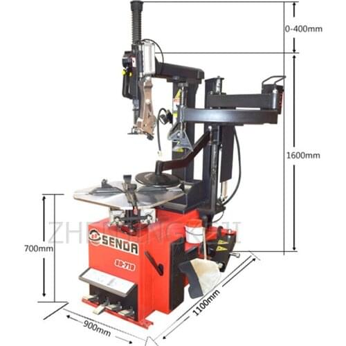 Car tires Tire Raking Machine 220V／380V Tire Changer Automatic Flip Auxiliary Arm Disassembly Machine Auto Repair Equipment
