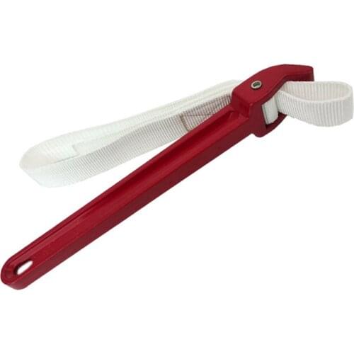Nylon Belt Filter Wrench Adjustable Nylon Strap Non-slip Aluminium Handle Firm Grip Easy To Use Wrench