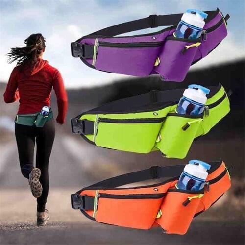 Waist Bag Running Bag Waterproof Sports Belt Gym Fitness Bag Men Phone Case Women Hold Water Traning Cycling Run Belt Portable