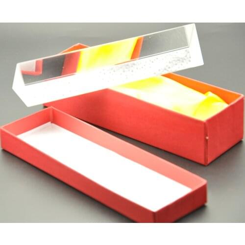 Rainbow Optical Glass Triangular Large Prism Photo Seven Color Sunshine Optical Experimental Equipment Tool With Gift Box