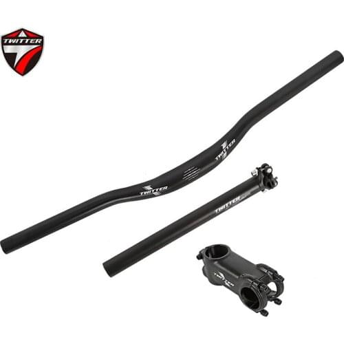 TWITTER Handlebar three piece bicycle handlebar carbon fiber aluminum alloy Zhiyan turns mountain road riders into an integral